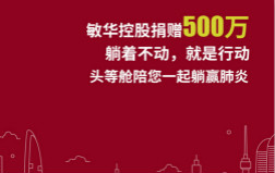  敏华控股向湖北地域捐款500万